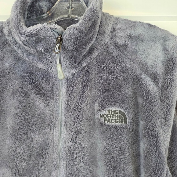 The North Face Womens Fleece Jacket Gray Zip Up Cozy Warm Outerwear Size XL - Picture 10 of 12